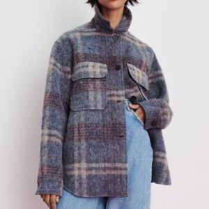 Zara Comfiest patterned coat